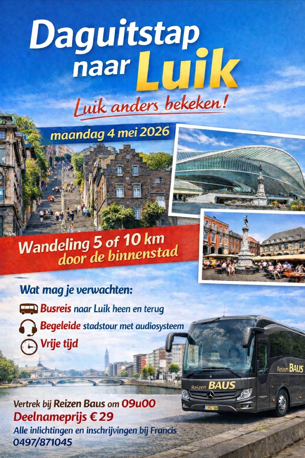 busreis naar naar Luik met Francis 04/05
